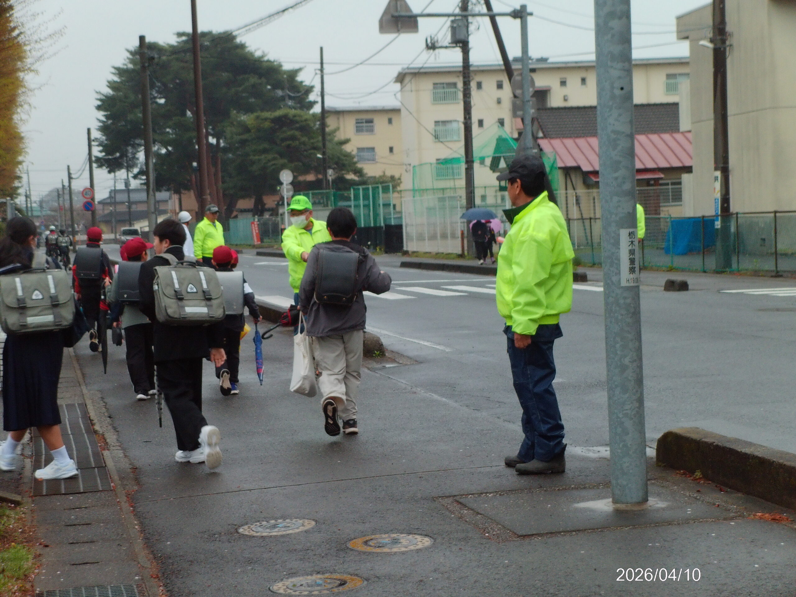 声掛け運動（交通安全立哨2026.4.8～14）